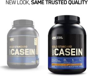 img 3 attached to 🍫 Optimum Nutrition Gold Standard 100% Micellar Casein Protein Powder - Chocolate Peanut Butter 4lb (Packaging May Vary)