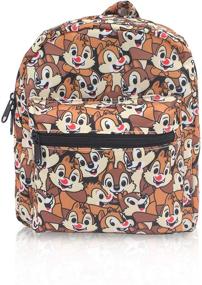 img 4 attached to 🎒 Versatile Finex Chip and Dale All Over Print Small Nylon Bag: Ideal Multipurpose Daypack for Travel, Shopping, and 8-inch Tablet/iPad Mini