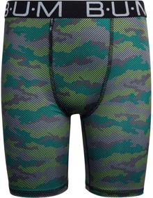 img 1 attached to B U M Equipment Boys Compression Shorts Boys' Clothing for Active