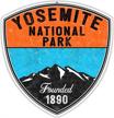 yosemite national california sticker decal logo