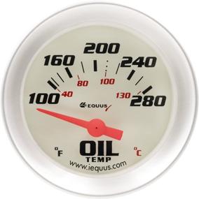 img 1 attached to 🌡️ Equus 8243 2" Oil Temperature Gauge: Accurate and Reliable Monitoring Device