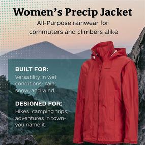 img 3 attached to Marmot Women's Precip Jacket: A Gemstone in Women's Clothing for Coats, Jackets & Vests