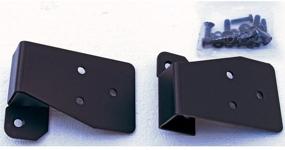 img 1 attached to 🔧 Rugged Ridge 11025.03 Mirror Relocation Bracket Kit for 03-06 Jeep Wrangler TJ - Black, High-Quality Solution