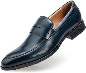 img 4 attached to 👞 RITIZEN Classic Comfortable Official Business Men's Shoes: Loafers & Slip-Ons for Versatile Style