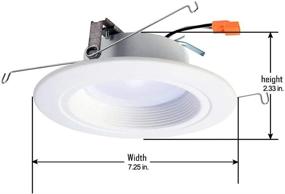 img 1 attached to 💡 Halo Integrated Selectable RL56069S1EWHR LED Recessed Lighting Fixture - 2700K to 5000K