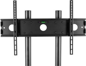 img 2 attached to 📺 Seneca AV SM61 Mobile Flat Panel TV Mount - Adjustable Height, Black - Suitable for 30-65" Monitor Displays