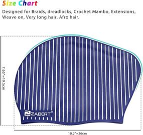 img 3 attached to ZABERT Silicone Printed Swimming Dreadlocks