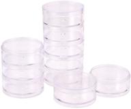 pandahall cylinder stackable containers organizer logo