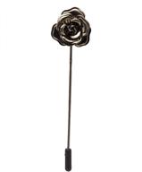 🖤 kingpiin metallic black formal flower logo