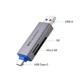 img 3 attached to 🔌 Cable Matters USB 3.0 and USB C SD Card Reader: Android and iPad Pro Compatible with Step Down Design - Also Works with MacBook Pro, Surface Pro 7