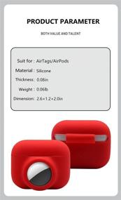 img 3 attached to Bluetooth наушники Airpods_Case, совместимые с 360° защитным ударопрочным чехлом для GPS, поисковиков и аксессуаров.