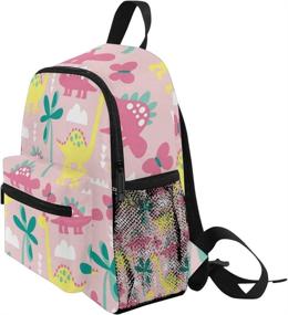 img 2 attached to OREZI Dinosaur Backpack Schoolbag Preschool Backpacks for Kids' Backpacks