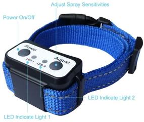 img 4 attached to TSWTECH Bark Collar Citronella Dog Collar: Automatic Spray Training, Rechargeable & Water Resistant