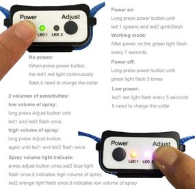 img 2 attached to TSWTECH Bark Collar Citronella Dog Collar: Automatic Spray Training, Rechargeable & Water Resistant