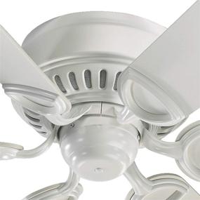 img 2 attached to 🌀 Quorum International Medallion 30-Inch 6-Blade Ceiling Fan - Studio White - Model 51306-8