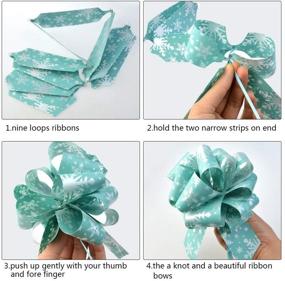 img 1 attached to 🎁 24PCS Pull Bows for Gifts - Christmas Bows 5" Wide and in 12 Beautiful Colors - Wrapping Ribbon Accessories for Gift, Wine Bottles, and Baskets