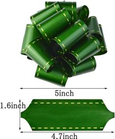 img 2 attached to 🎁 24PCS Pull Bows for Gifts - Christmas Bows 5" Wide and in 12 Beautiful Colors - Wrapping Ribbon Accessories for Gift, Wine Bottles, and Baskets