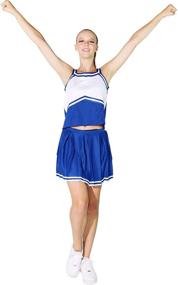 img 2 attached to Danzcue Cheerlearding Uniform Scarlet X Large Women's Clothing