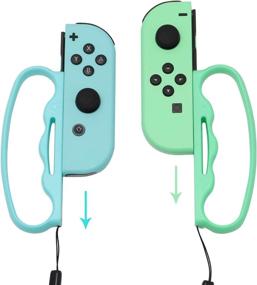 img 1 attached to 🥊 Optimized Boxing Grip for Nintendo Switch Fitness Boxing Game + Controller for Animal Crossing New Horizons Edition on Nintendo Switch