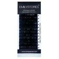 ресницы из шелка и меха emilystores: набор из 0,05 мм c curl 8-14 мм смешанной длины для наращивания ресниц - один лоток. логотип