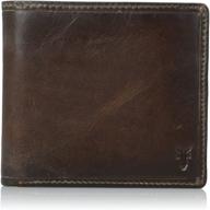 👝 frye logan cognac antique billfold wallet logo