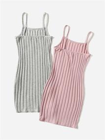 img 3 attached to 👚 SOLY HUX Girls' Clothing: Sleeveless Spaghetti Rib Knit