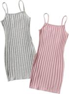 👚 soly hux girls' clothing: sleeveless spaghetti rib knit logo