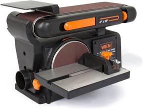 img 3 attached to Smooth and Powerful: WEN 6502T Belt Sander - 4 3 Amp for Efficient Sanding