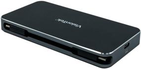 img 3 attached to 💻 VisionTek VT200 USB C Portable Dock (901226): Dual Display, USB 3.0, HDMI, DisplayPort, VGA, Power Delivery Passthrough - Compatible with USB-C Laptop, Mac, PC. Includes USB-C w/ Power Passthrough