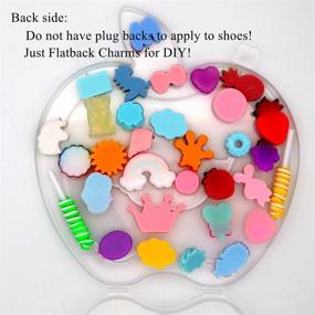 img 3 attached to WINTING 100pcs Slime Charms - Plastic Flatback Charms with Candy Cake Sweets Resin Cabochons and Containers for DIY Crafts, Scrapbooking, Jewelry Making (Mixed)