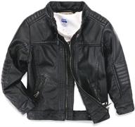 new spring ljyh boys leather jackets with collar – motorcycle style faux leather zipper coats for children logo