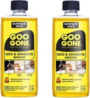 goo gone 8 oz - pack of 2: easy solution for sticky messes! logo