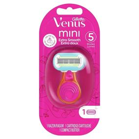 img 4 attached to Gillette Venus Mini Extra Smooth Razors for Women: Compact, Convenient, and Travel-Ready!