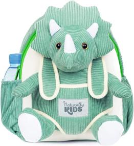 img 4 attached to Розовый рюкзак с динозаврами Toys Kids