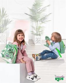 img 2 attached to Pink Dinosaur Backpack Toys Kids Kids' Furniture, Decor & Storage
