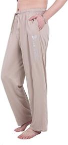 img 4 attached to 🌙 Favmartha Loose Pajama with Elastic Waistband: Comfy and Stylish Sleepwear