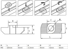 img 1 attached to PZRT 50 Pack Nickel Plated Aluminum Accessories Hardware