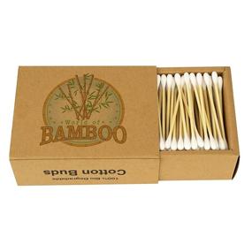 img 4 attached to 🌿 Eco-Friendly Bamboo Cotton Swabs with Wooden Paper Stem: Organic Buds for Sustainable Ear Care