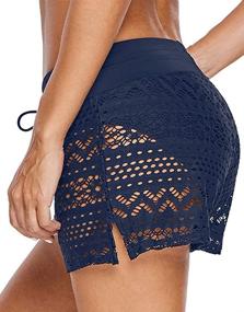 img 3 attached to PARICI Womens Swimsuit Bottoms Overlay