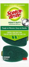 img 4 attached to 🧽 36 Refills of Scotch-Brite Heavy Duty Dishwand to Keep Your Hands Clean from Dirty Water