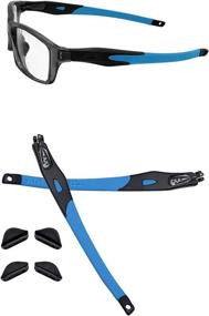 img 4 attached to Enhance Your Oakley Crosslink Sweep PRO Switch Pitch Glasses with GOHIN Replacement Temples Arms & Nose Pads