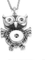 🦉 20mm lovglisten snap jewelry necklace - cute owl style shape snaps jewelry charms logo