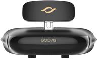 goovis pro head-mounted display with sony 1080p hd screens, 3d theater goggles, 3d viewer supporting 4k blue-ray display, compatible with set-top box, drones, ps4, xbox one, pc nintendo, and smartphones logo