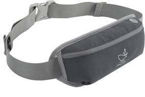 img 2 attached to Slim Running Belt for Men and Women - Bounce Free Waist Pouch for Sport, Fitness, and Workouts