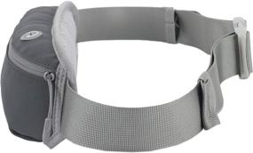 img 1 attached to Slim Running Belt for Men and Women - Bounce Free Waist Pouch for Sport, Fitness, and Workouts