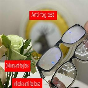 img 2 attached to 👓 2 набора защитных очков: эргономический блокирующий синий свет очки для мужчин и женщин – черный и леопард