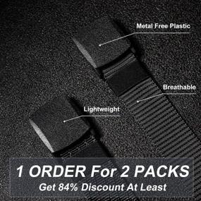 img 3 attached to Military Tactical Outdoor Webbing MIJIU Men's Accessories for Belts