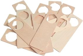 img 1 attached to 🚪 12-Pack Wooden Door Hangers