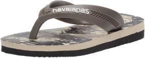 img 4 attached to Стильные сандалии Havaianas для маленьких мальчиков - удобная и стильная обувь для любого приключения