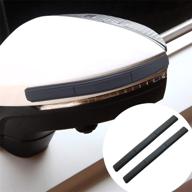 voroly 2-pcs car rearview mirror guards - ultimate auto door bumper protector logo